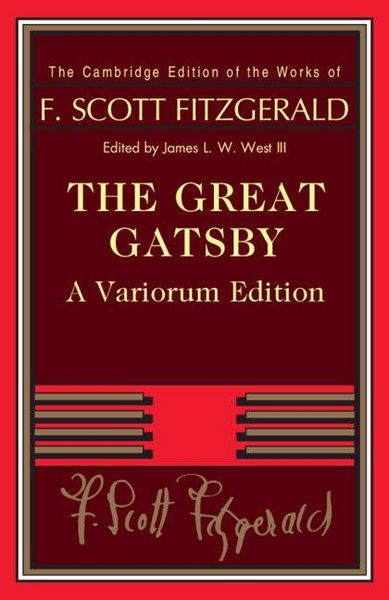 Produktbild: The Great Gatsby - Variorum edition