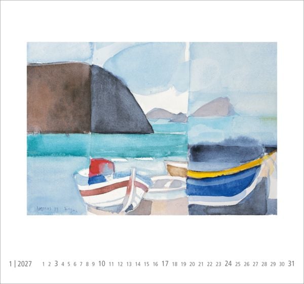 Produktbild: Postkartenkalender 2027: Neue Horizonte