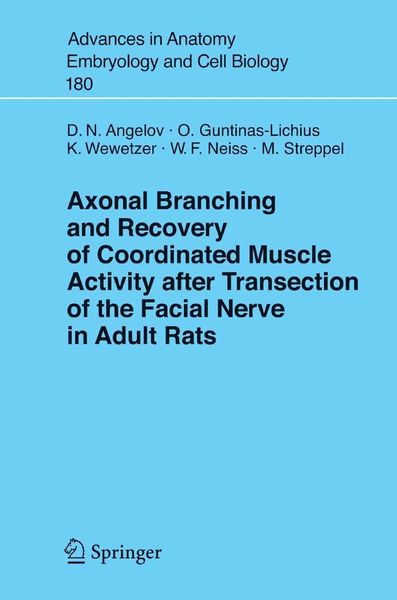 Produktbild: Axonal Branching and Recovery of Coordinated Muscle Activity after Transsection of the Facial Nerve in Adult Rats