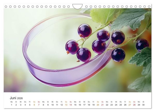 Produktbild: Gartenkalender - Symphonie aus Obst und Fantasie (Wandkalender 2026 DIN A4 quer), CALVENDO Monatskalender