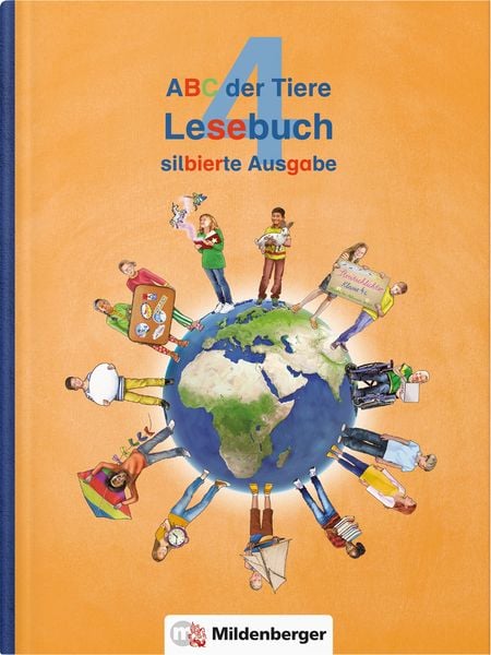 Produktbild: ABC der Tiere 4 &ndash; Lesebuch, silbierte Ausgabe