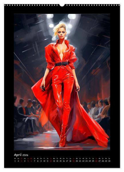 Produktbild: Cat Walk. Paintings (hochwertiger Premium Wandkalender 2026 DIN A2 hoch), Kunstdruck in Hochglanz