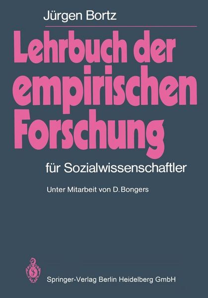 Produktbild: Lehrbuch der empirischen Forschung