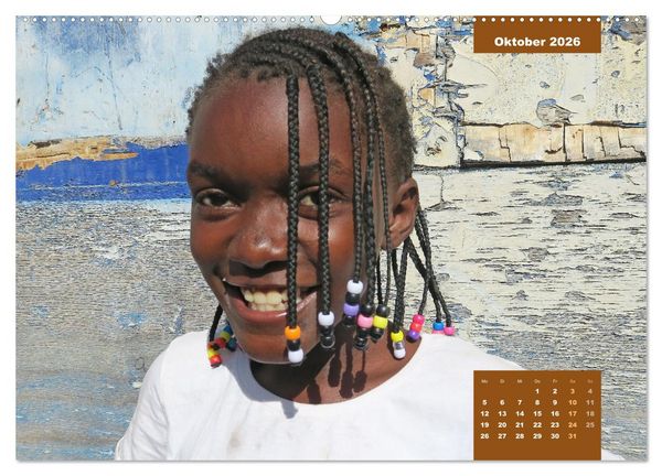 Produktbild: Kinderportr&auml;ts aus Afrika (Wandkalender 2026 DIN A2 quer), CALVENDO Monatskalender