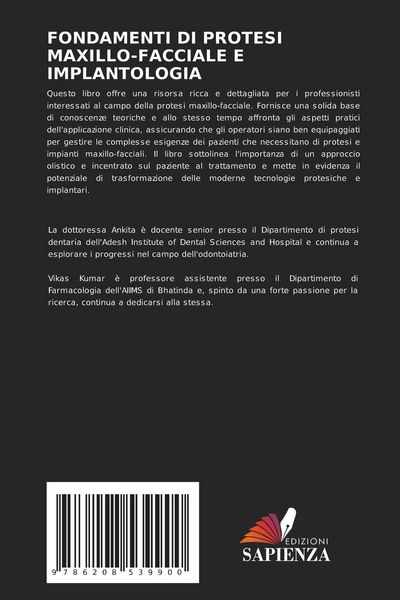 Produktbild: FONDAMENTI DI PROTESI MAXILLO-FACCIALE E IMPLANTOLOGIA