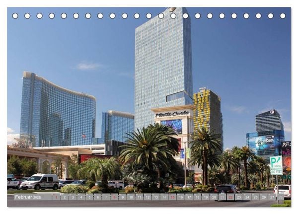 Produktbild: Las Vegas - Nevada (Tischkalender 2026 DIN A5 quer), CALVENDO Monatskalender