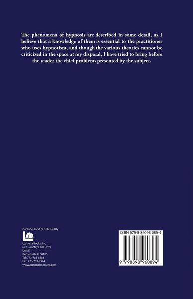 Produktbild: An Introduction to the Study of Hypnotism