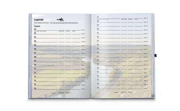 Produktbild: Fahrradtouren-Buch