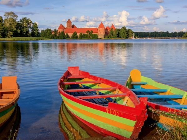 Produktbild: CALVENDO Puzzle Litauen - Wasserburg Trakai | 1000 Teile Lege-Gr&ouml;&szlig;e 64 &times; 48 cm Foto-Puzzle f&uuml;r gl&uuml;ckliche Stunden