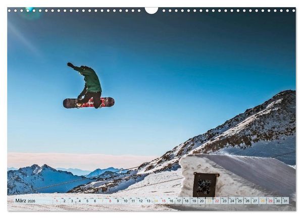 Produktbild: Snowboard - so cool (Wandkalender 2026 DIN A3 quer), CALVENDO Monatskalender