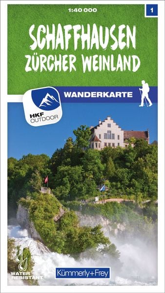 Schaffhausen 01 Wanderkarte 1:40 000 matt laminiert, Sonstige von , Kümmerly+Frey, 978-3-259-02301-3