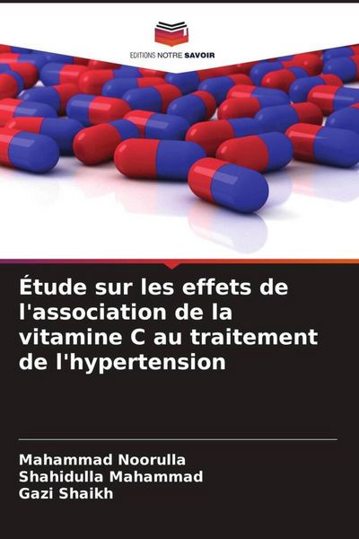 Produktbild: &Eacute;tude sur les effets de l'association de la vitamine C au traitement de l'hypertension