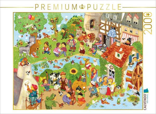 Produktbild: CALVENDO Puzzle Kunterbunte Kinderlieder | 2000 Teile Lege-Gr&ouml;&szlig;e 90x67cm Foto-Puzzle f&uuml;r gl&uuml;ckliche Stunden