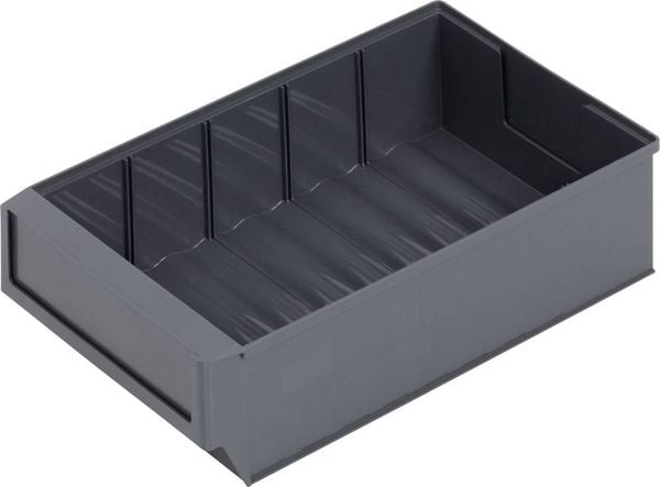 Produktbild: Alutec 66028 Sichtlagerkasten (L x B x H) 300 x 183 x 81mm Dunkelgrau 1St.