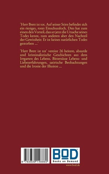 Produktbild: Herr Brett ist tot
