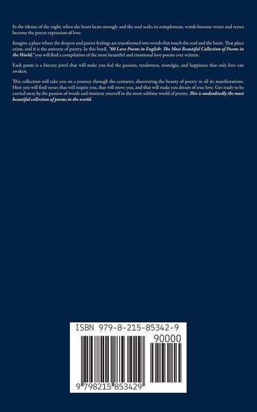 Produktbild: 60 Love Poems in English