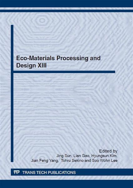 Produktbild: Eco-Materials Processing and Design XIII