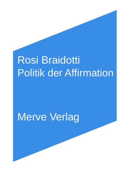 Produktbild: Politik der Affirmation