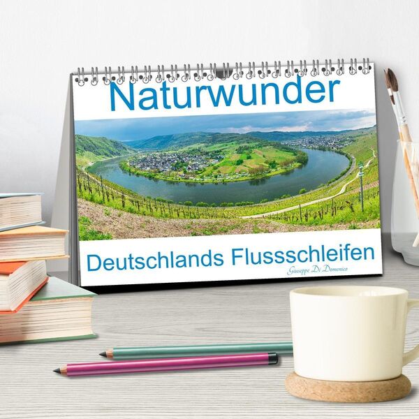Produktbild: Naturwunder - Deutschlands Flussschleifen (Tischkalender 2027 DIN A5 quer), CALVENDO Monatskalender