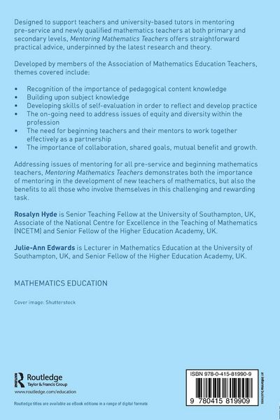 Produktbild: Mentoring Mathematics Teachers