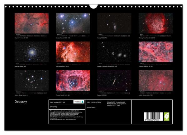 Produktbild: Deepsky (Wall Calendar 2026 DIN A3 landscape), CALVENDO 12 Month Wall Calendar