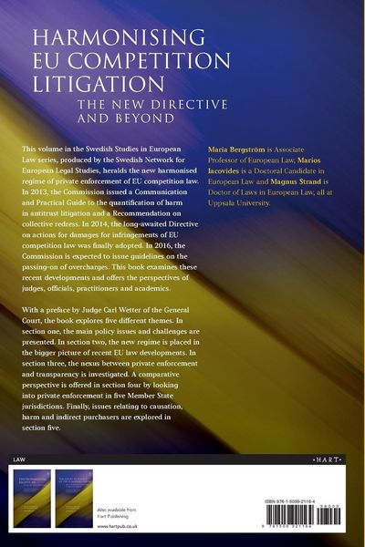 Produktbild: Harmonising EU Competition Litigation