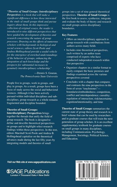 Produktbild: Theories of Small Groups