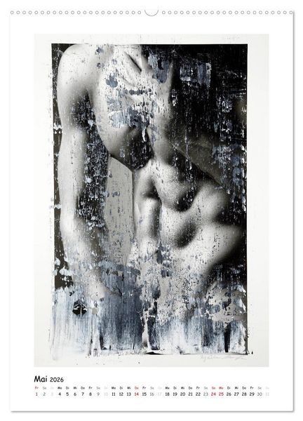 Produktbild: Overpainted ... M&auml;nner (hochwertiger Premium Wandkalender 2026 DIN A2 hoch), Kunstdruck in Hochglanz