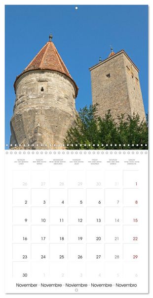 Produktbild: Rothenburg ob der Tauber - Medieval town in Germany (Wall Calendar 2026 12 &times; 12 Inch) CALVENDO 12 Month Wall Calendar