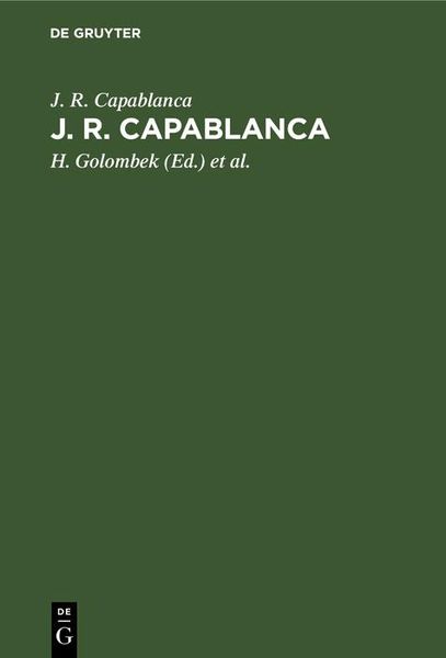Produktbild: J. R. Capablanca