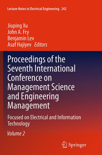 Produktbild: Proceedings of the Seventh International Conference on Management Science and Engineering Management
