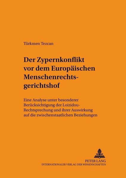 Produktbild: Der Zypernkonflikt vor dem Europ&auml;ischen Menschenrechtsgerichtshof