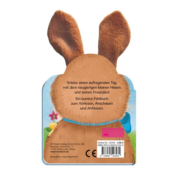 Produktbild: Tr&ouml;tsch Der kleine Hase Pappenbuch mit Pl&uuml;schohren