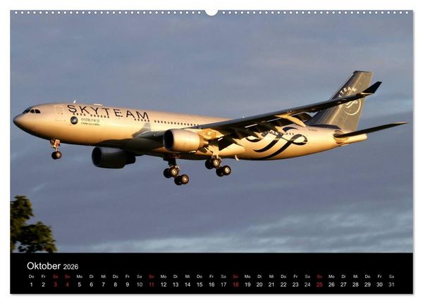 Produktbild: Welt der Flugzeuge (Wandkalender 2026 DIN A2 quer), CALVENDO Monatskalender