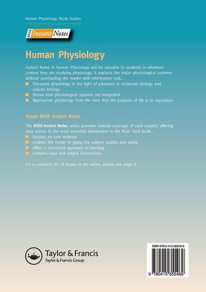 Produktbild: BIOS Instant Notes in Human Physiology