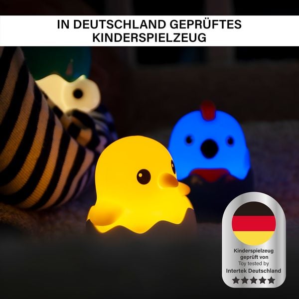 Produktbild: Eggys Mystery Lights Akku Nachtlicht Sammelbox mit praktischem Anh&auml;nger