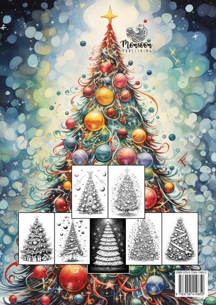 Produktbild: Weihnachtsbäume Malbuch für Erwachsene