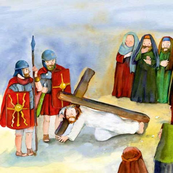 Produktbild: Der Kreuzweg Jesu. Mini-Bilderbuch.