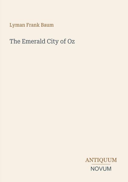 Produktbild: The Emerald City of Oz
