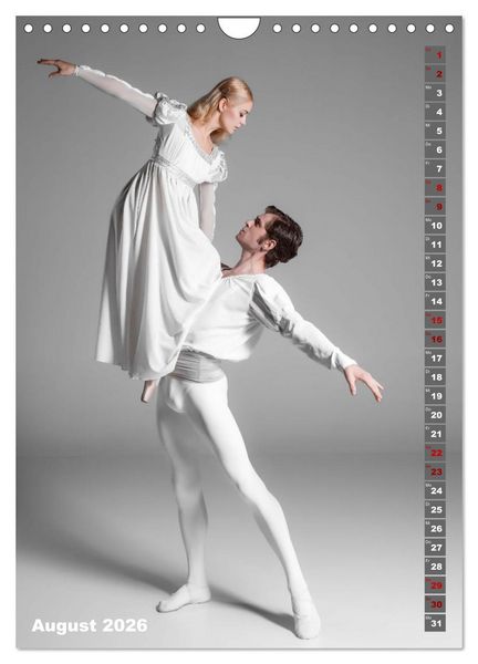 Produktbild: Sinneseindruck Ballett (Wandkalender 2026 DIN A4 hoch), CALVENDO Monatskalender