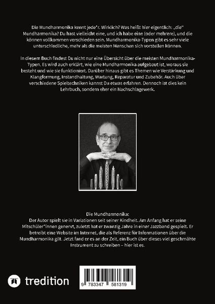 Produktbild: Das Mundharmonika-Buch - kein Lehrbuch, sondern ein Nachschlagewerk.