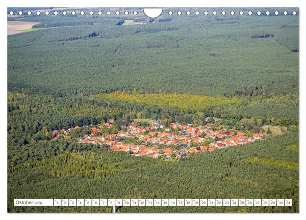 Produktbild: Der Fl&auml;ming aus der Vogelperspektive (Wandkalender 2026 DIN A4 quer), CALVENDO Monatskalender