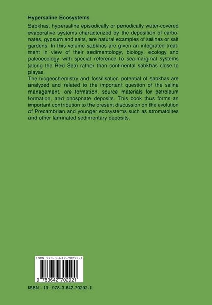 Produktbild: Hypersaline Ecosystems