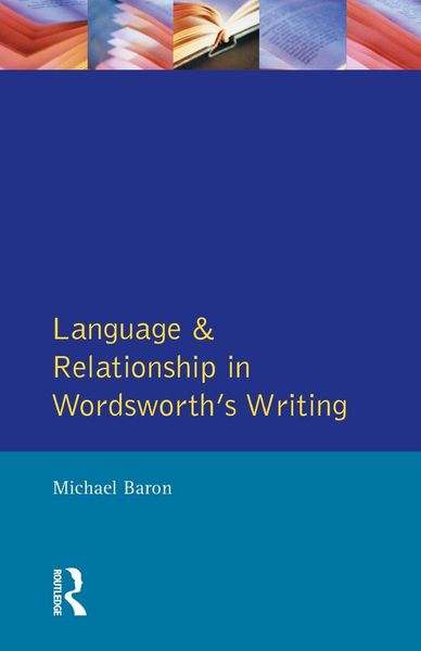 Produktbild: Language and Relationship in Wordsworth's Writing