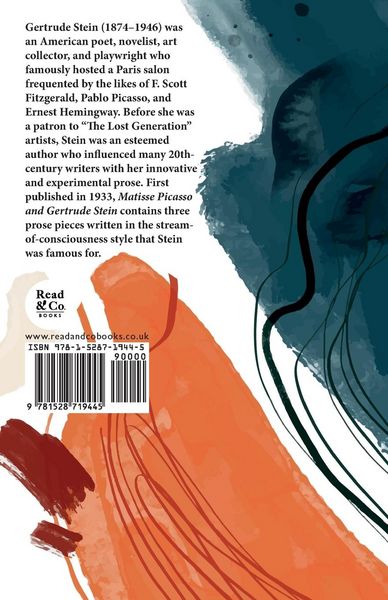 Produktbild: Matisse Picasso & Gertrude Stein - With Two Shorter Stories;With an Introduction by Sherwood Anderson