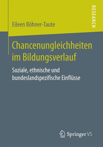 Produktbild: Chancenungleichheiten im Bildungsverlauf