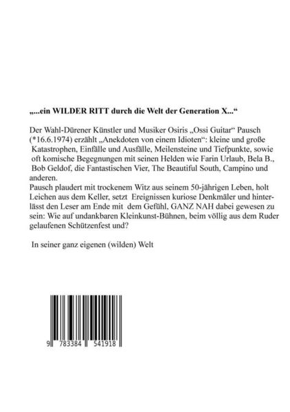 Produktbild: Anekdoten von einem idioten