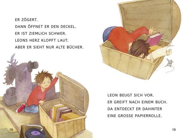 Produktbild: Leseprofis &ndash; GROSSBUCHSTABEN: DIE GEHEIMNISVOLLE SCHATZKARTE, Erstes Lesen