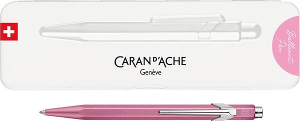 Produktbild: CARAN D'ACHE Kugelschreiber 849(TM) Colormat-X, rosa Metalletui