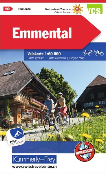 Produktbild: Radwanderkarte Emmental mit Ortsindex (10)